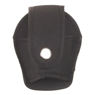 Handschellenetui, Nylon, offen, schwarz