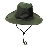 Buschhut, oliv, mit Kinnband, zum Hochstellen,...