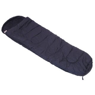 Mumienschlafsack, schwarz, Füllung 450g/qm Polyester, 2lg